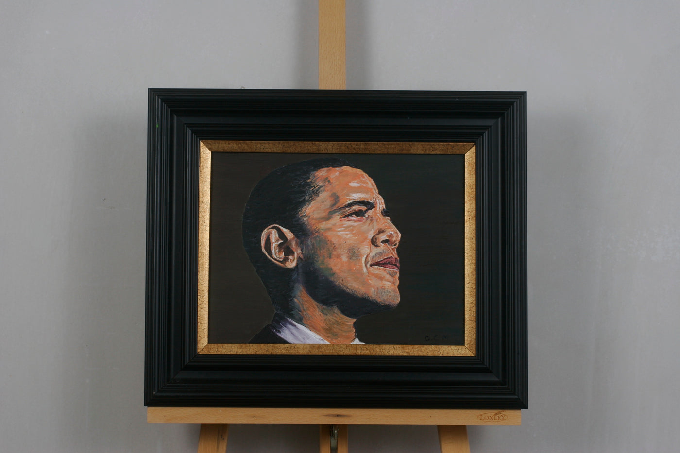 A Portrait Of Barack Obama Oil Painting