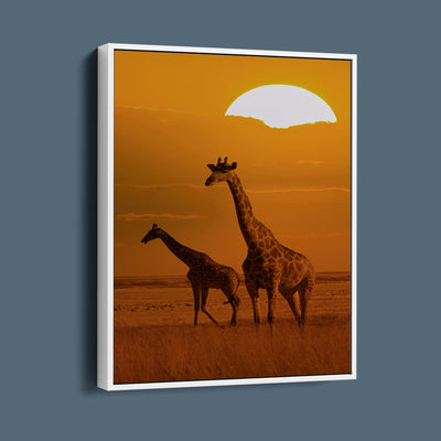 Giraffes On The Serengeti