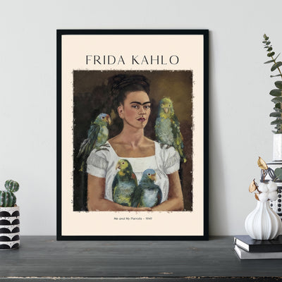 Frida Kahlo - Me And My Parrots - 1941