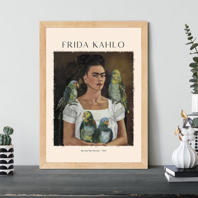 Frida Kahlo - Me And My Parrots - 1941