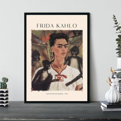 Frida Kahlo - Self-Portrait With Monkey - 1943