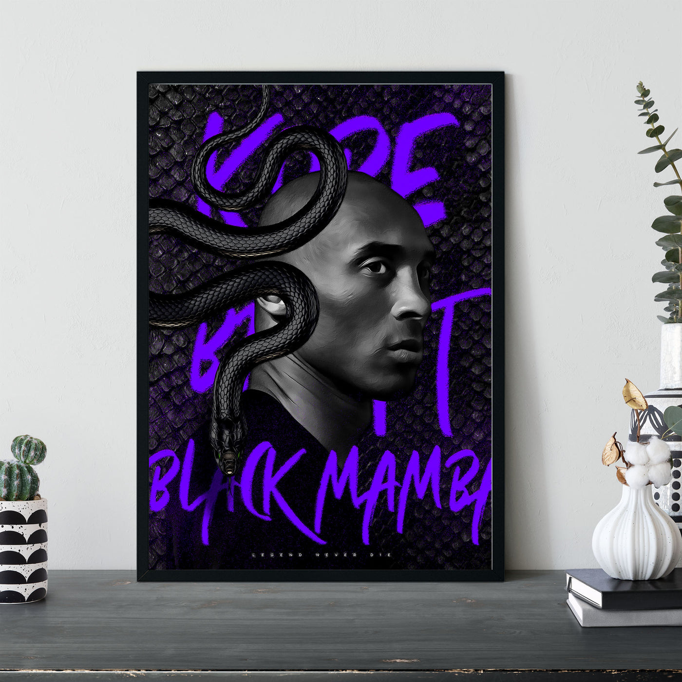 Kobe Bryant - Black Mamba Pop Art