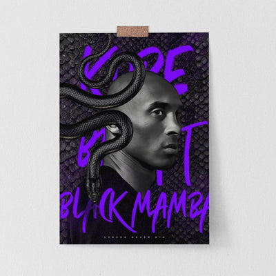 Kobe Bryant - Black Mamba Pop Art