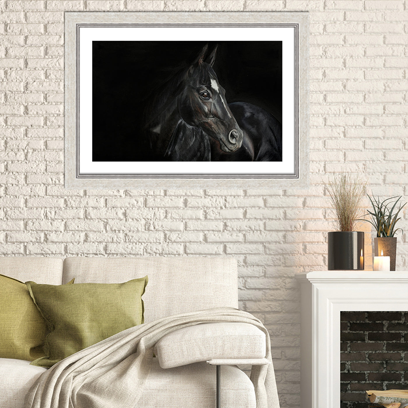 The Dark Horse Framed