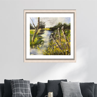 Calming Creek Framed