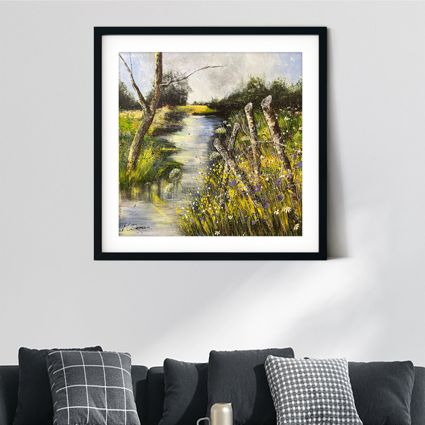 Calming Creek Framed