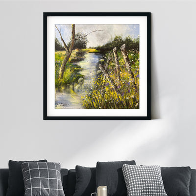 Calming Creek Framed