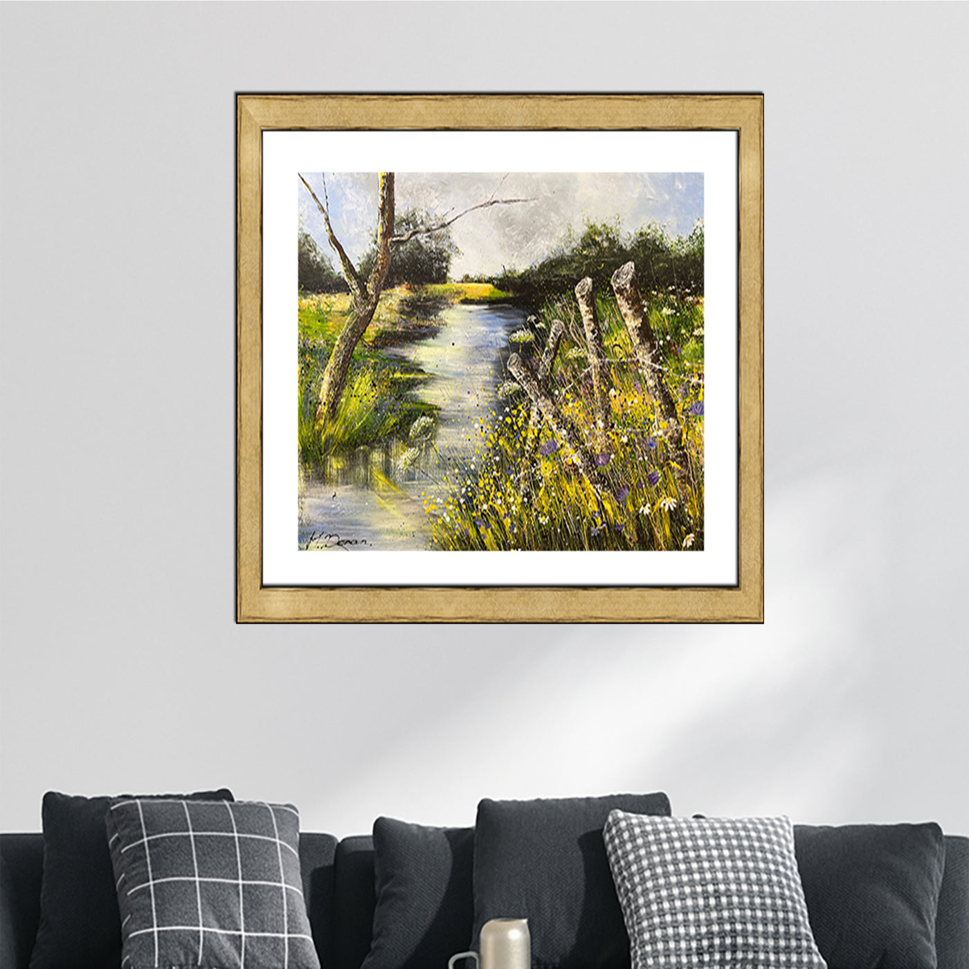 Calming Creek Framed