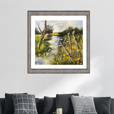 Calming Creek Framed