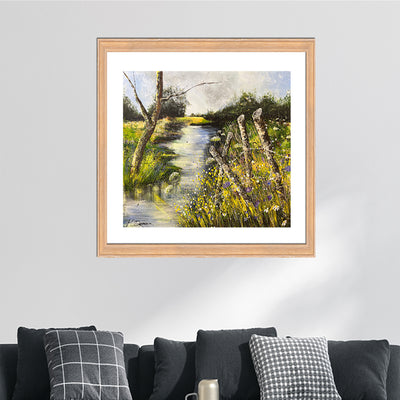 Calming Creek Framed