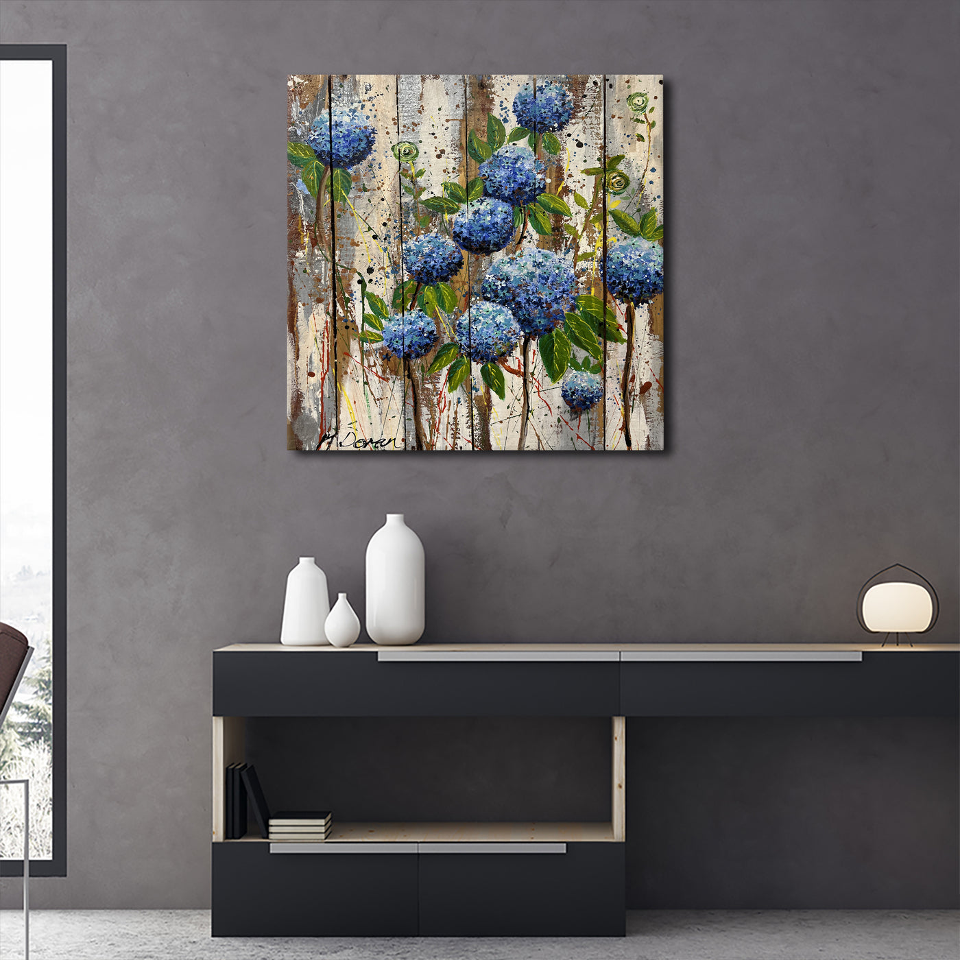 Blue Hydrangea