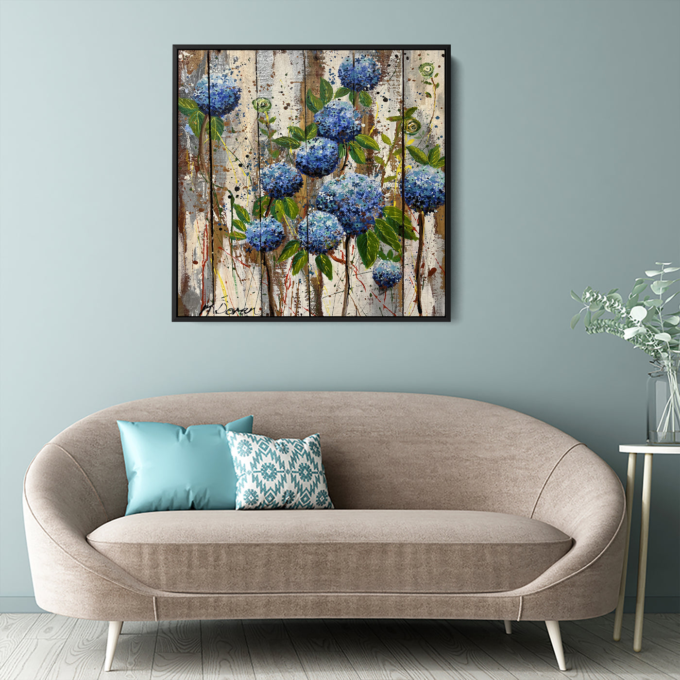 Blue Hydrangea