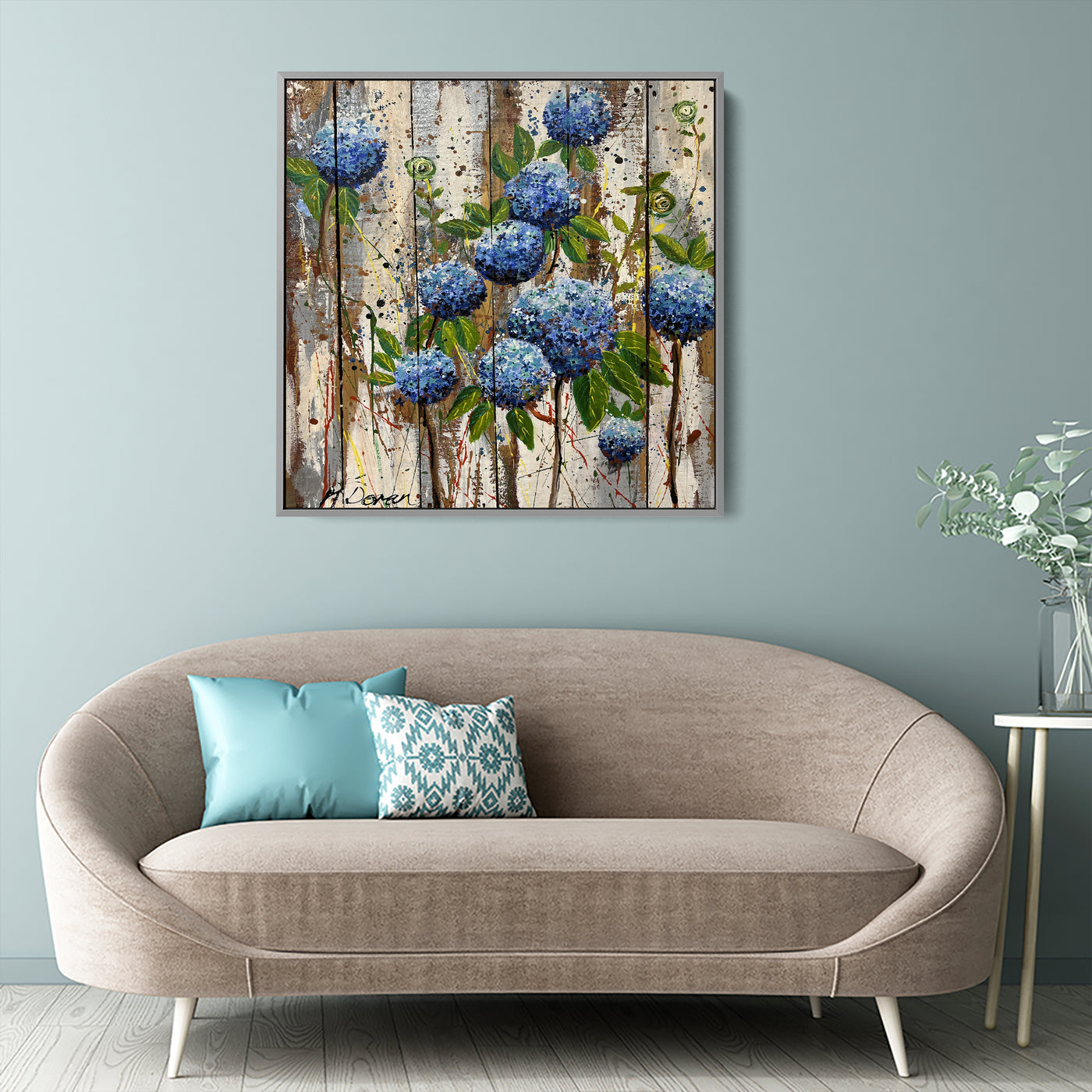 Blue Hydrangea