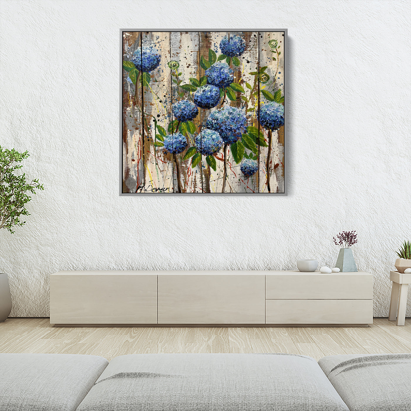 Blue Hydrangea