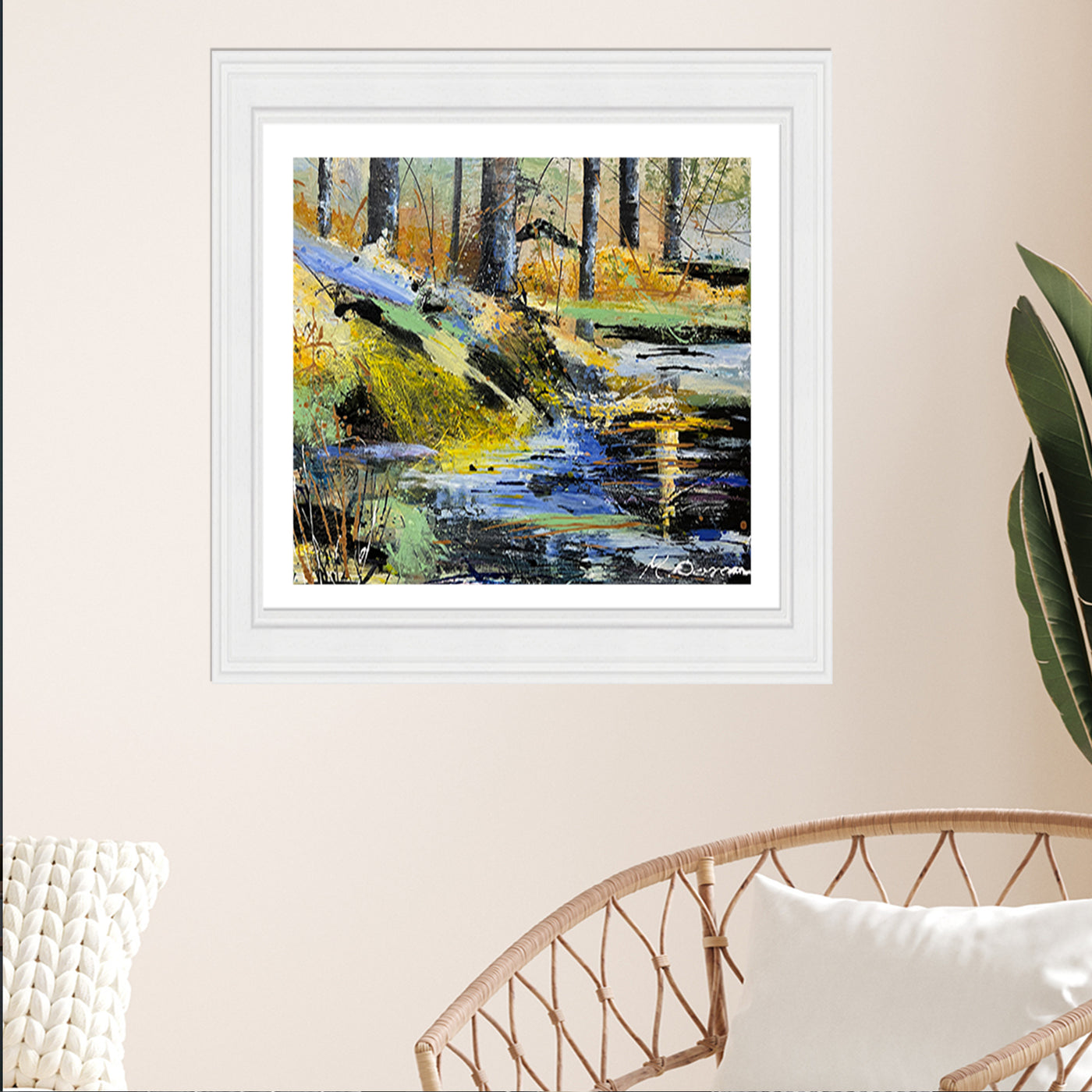 Forest Edge Framed