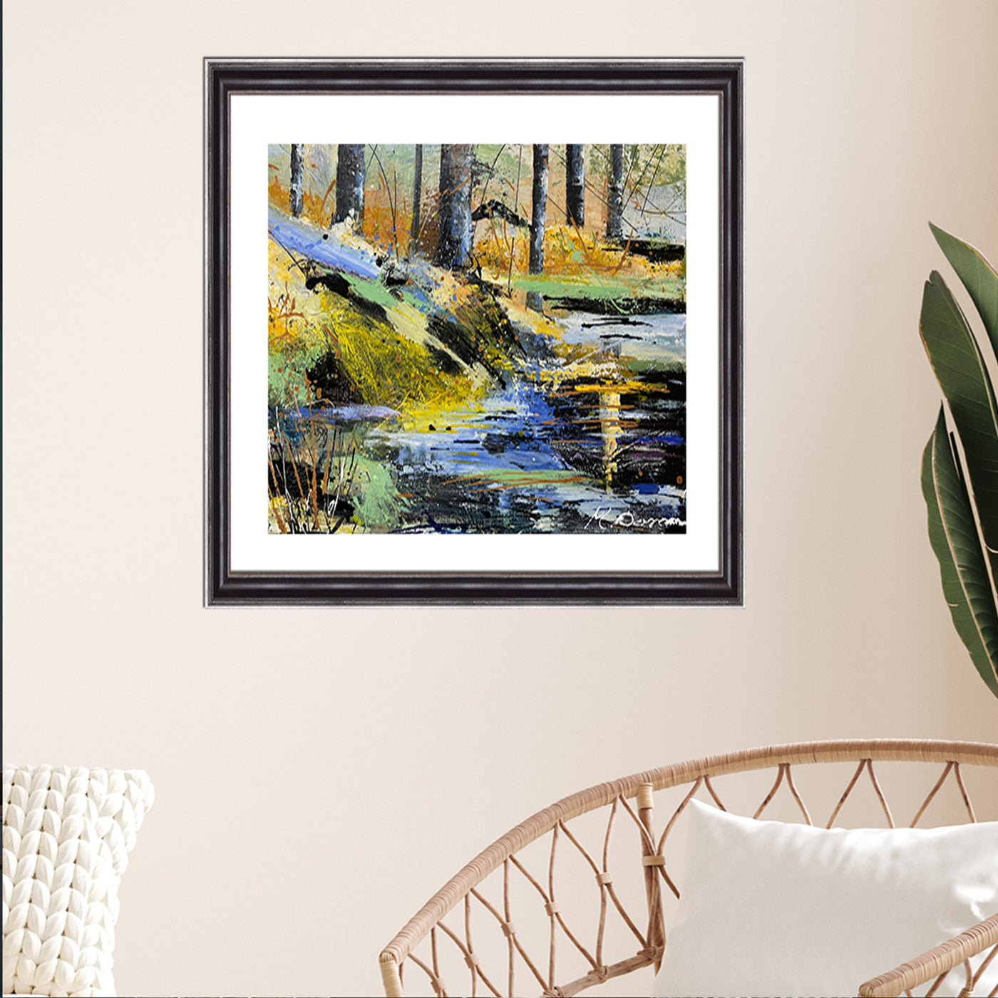 Forest Edge Framed