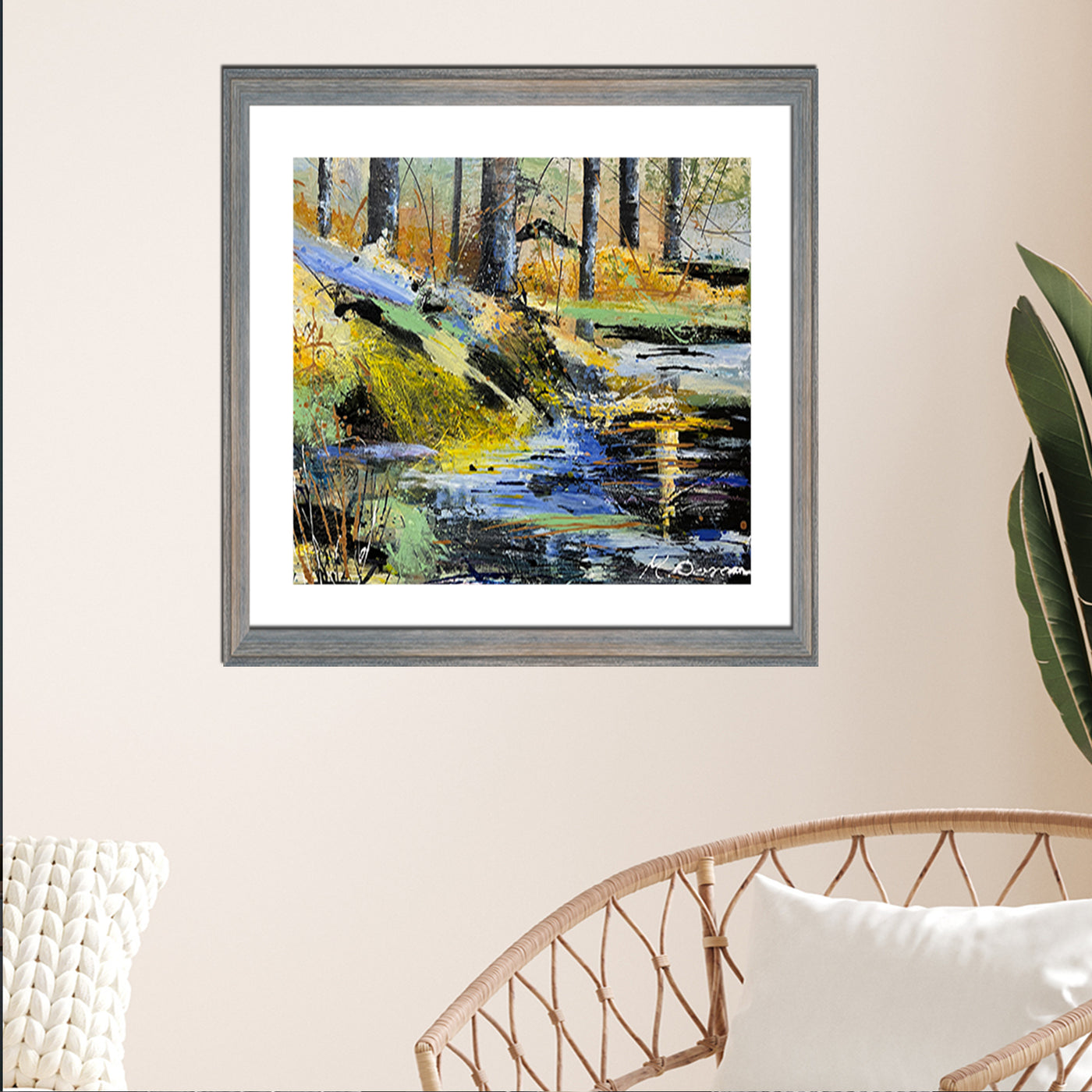 Forest Edge Framed