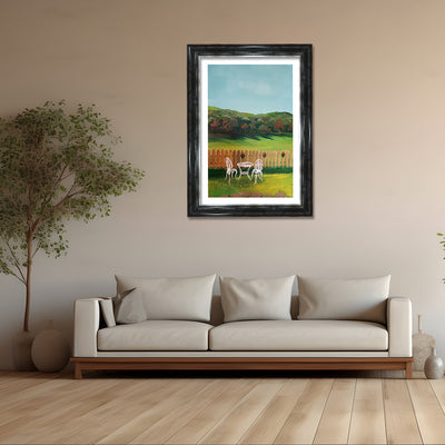 Summer Garden Views Framed
