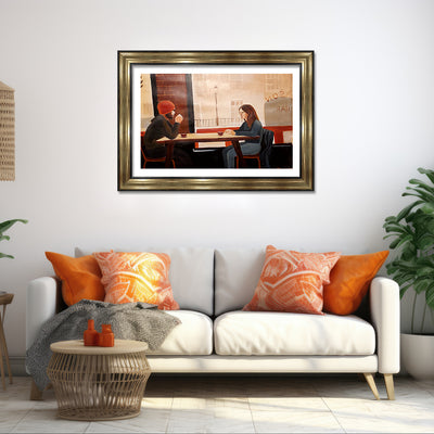 Coffee Date Framed