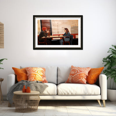 Coffee Date Framed