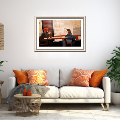 Coffee Date Framed