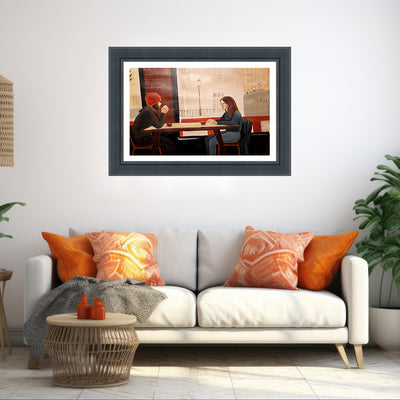 Coffee Date Framed