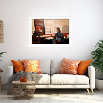 Coffee Date Framed