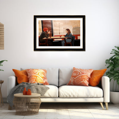 Coffee Date Framed
