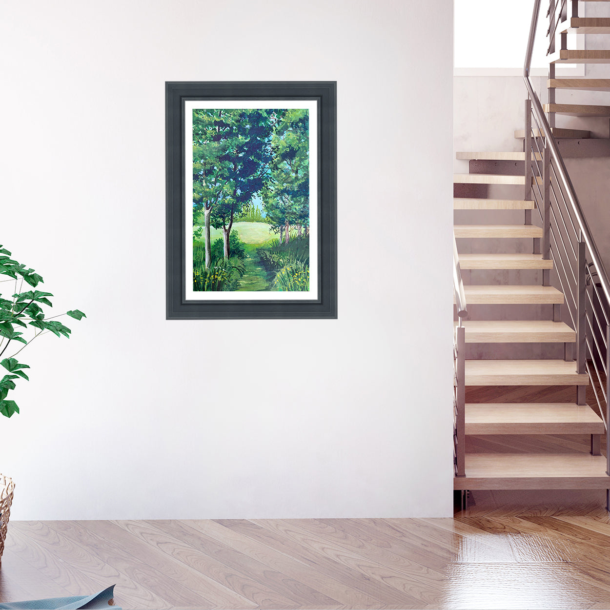 Secluded Meadow Framed