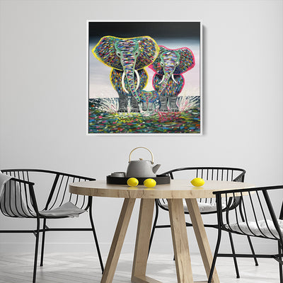 Colourful Elephant Family Kate Marron