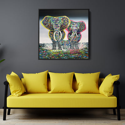 Colourful Elephant Family Kate Marron