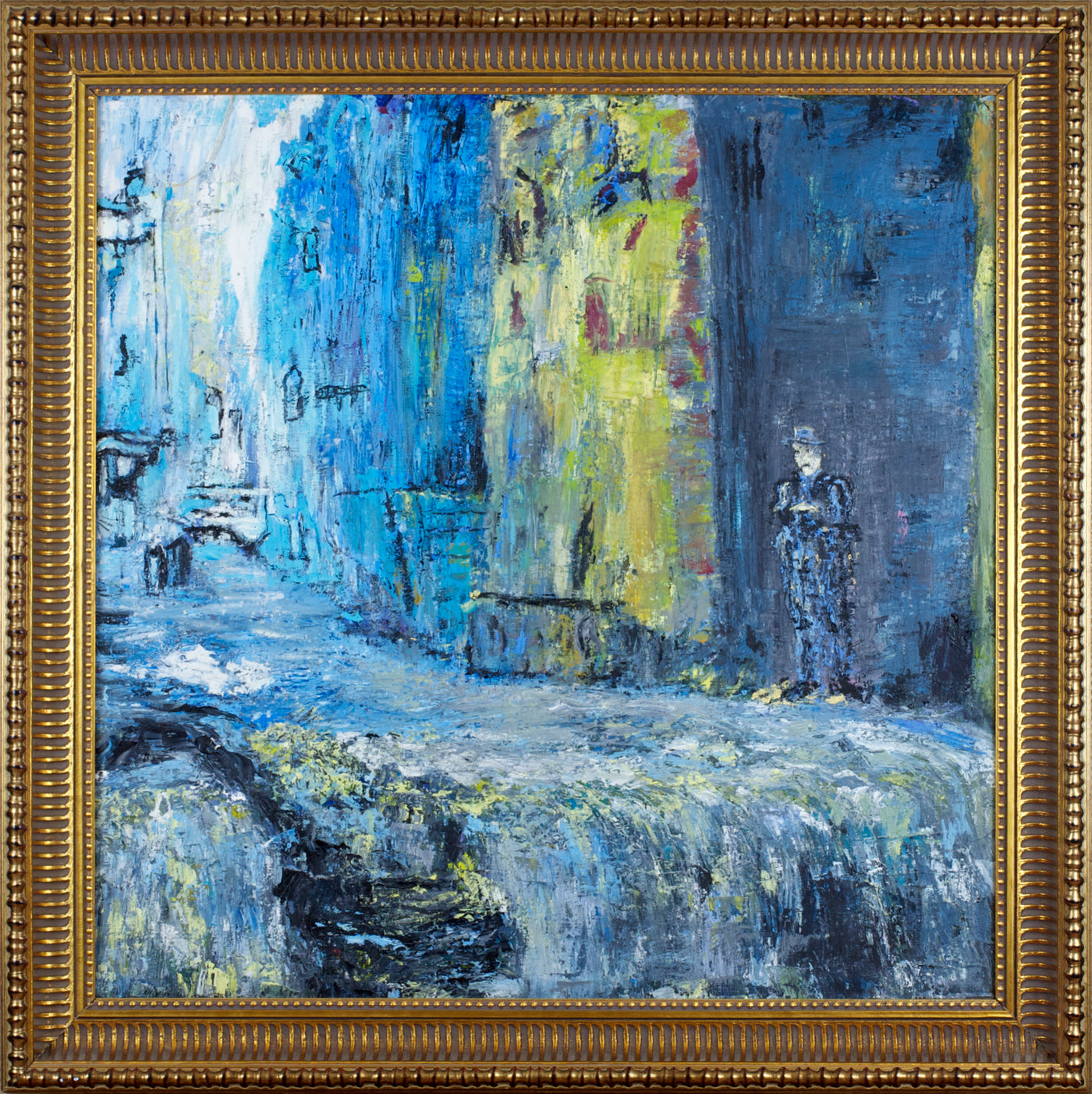 Where Fresh Water Meets Salt Water; Jack B Yates Style Oil Painting