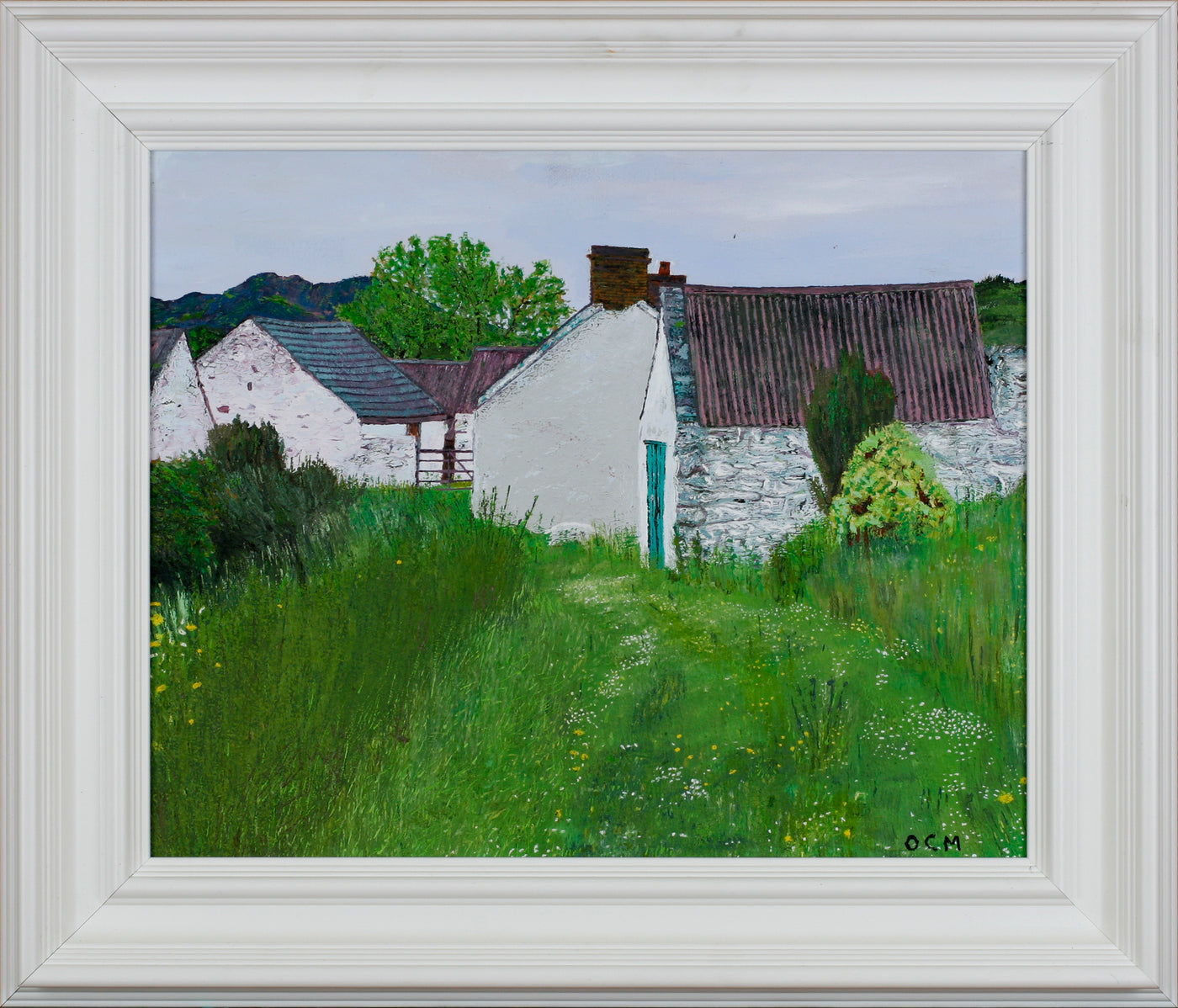 The Old Farmhouse Original Oil Painting