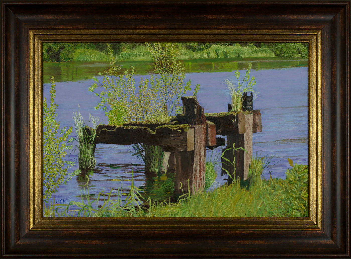 The Fisherman's Seat Original Oil Painting