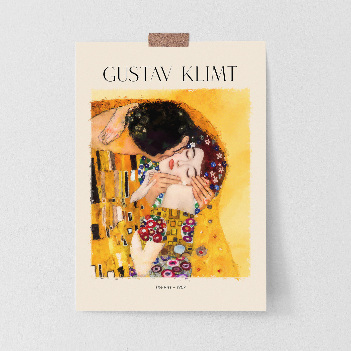 Gustav Klimt The Kiss 1907