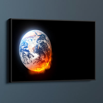 Planet Earth On Fire