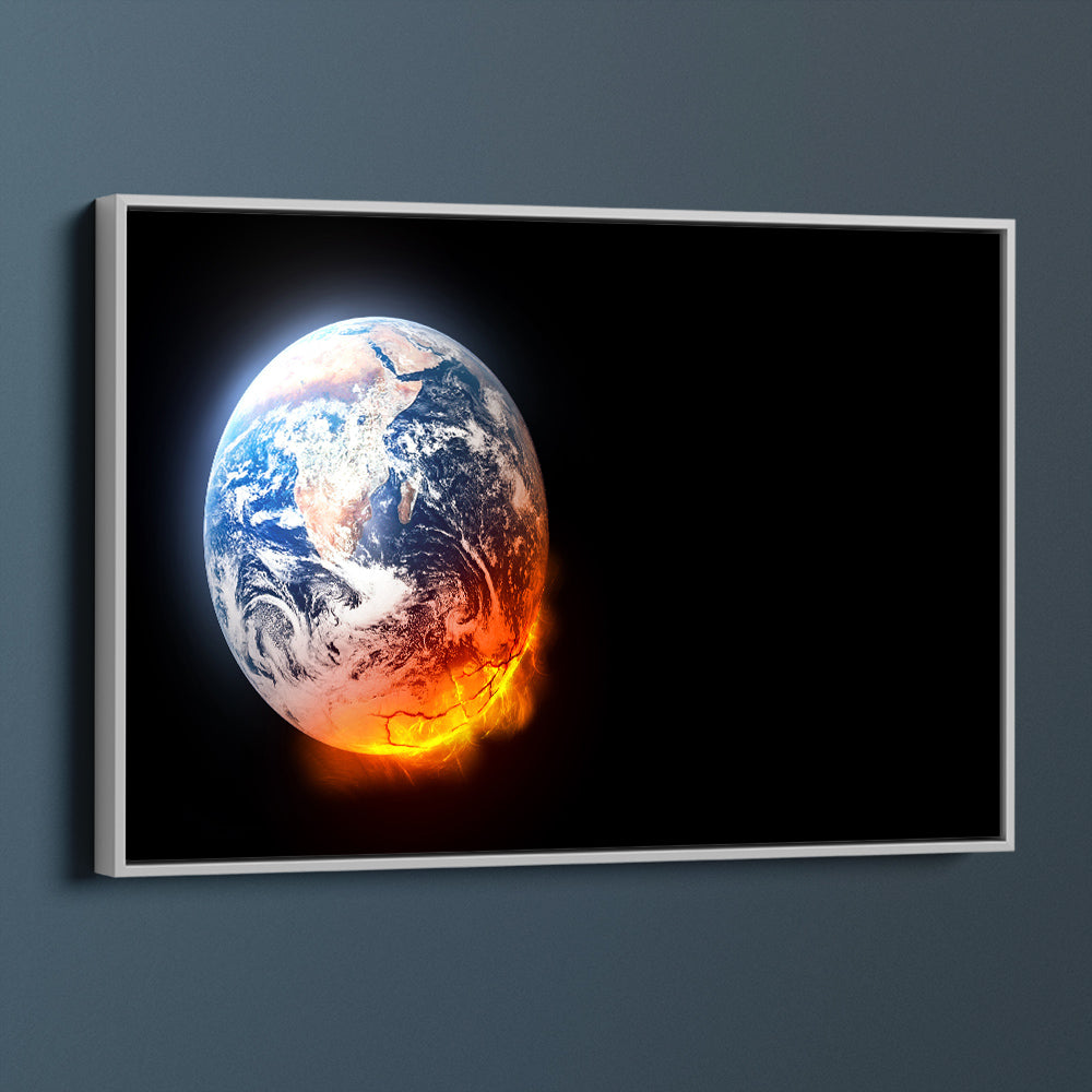 Planet Earth On Fire