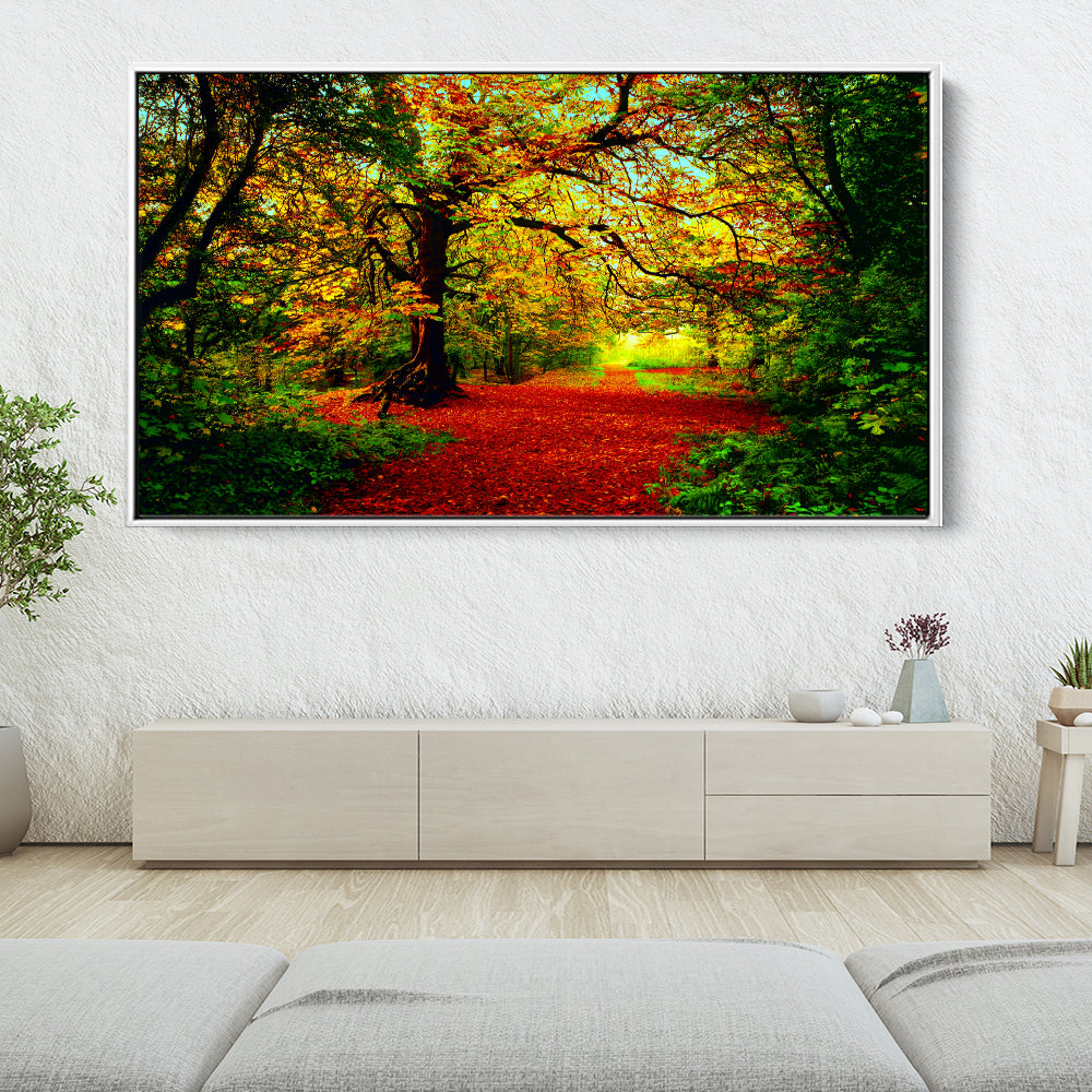 Red Forest Walkway