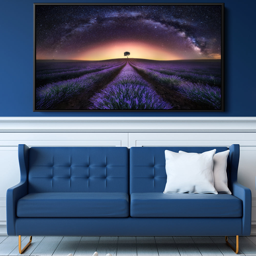 Lavender Views Of Space