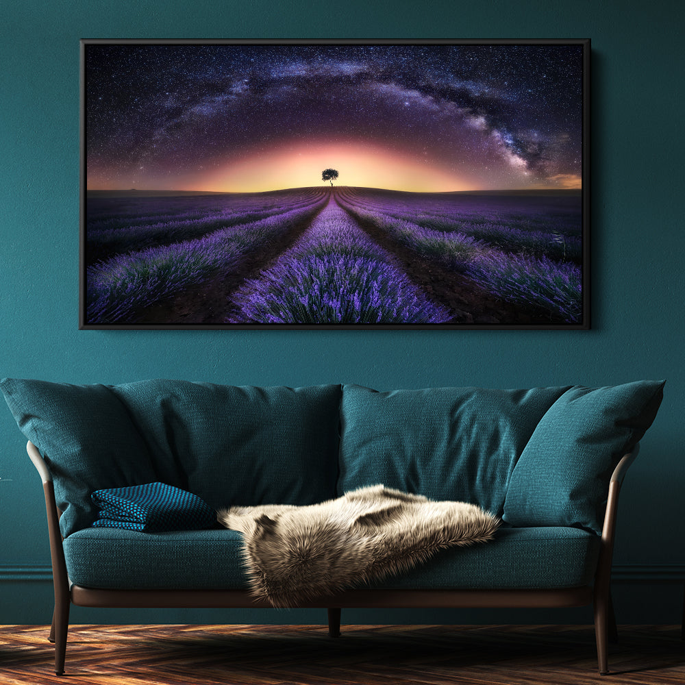 Lavender Views Of Space