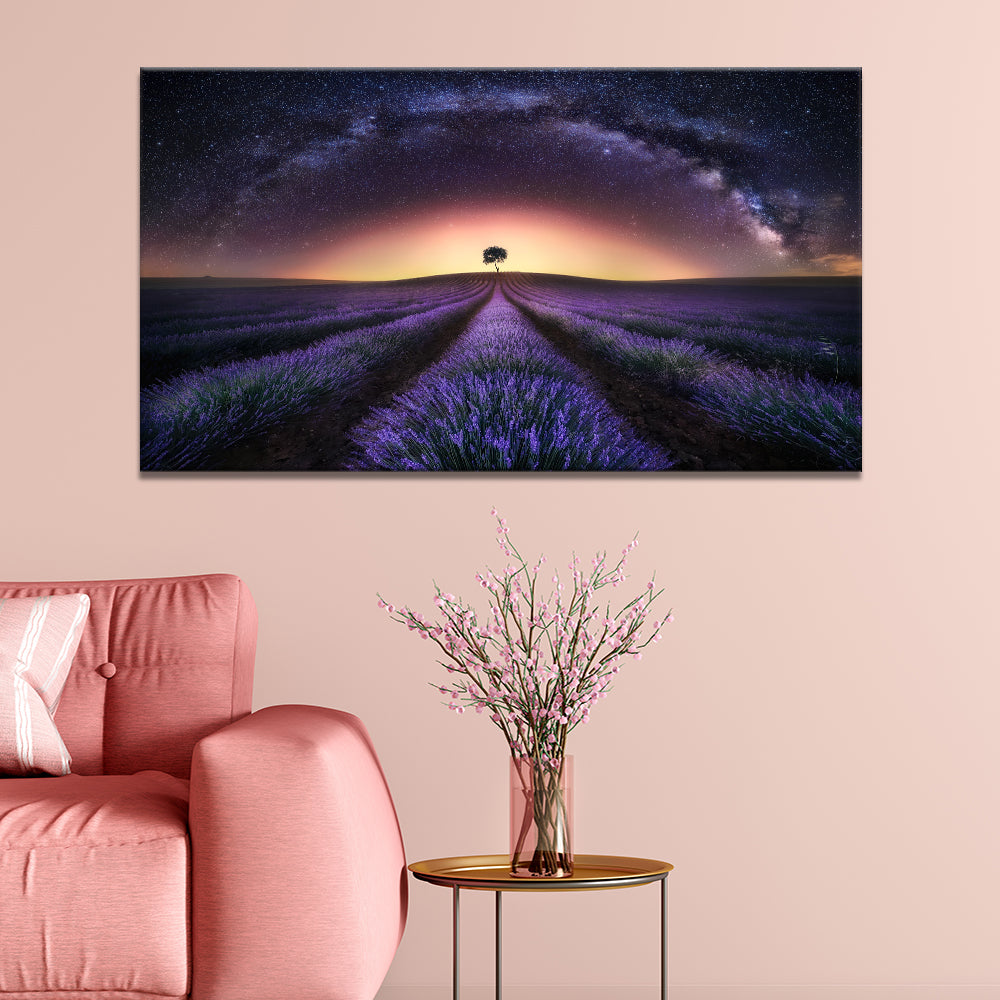 Lavender Views Of Space