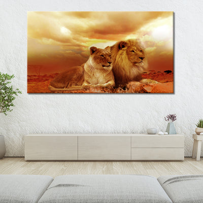 Beautiful Lion Couple