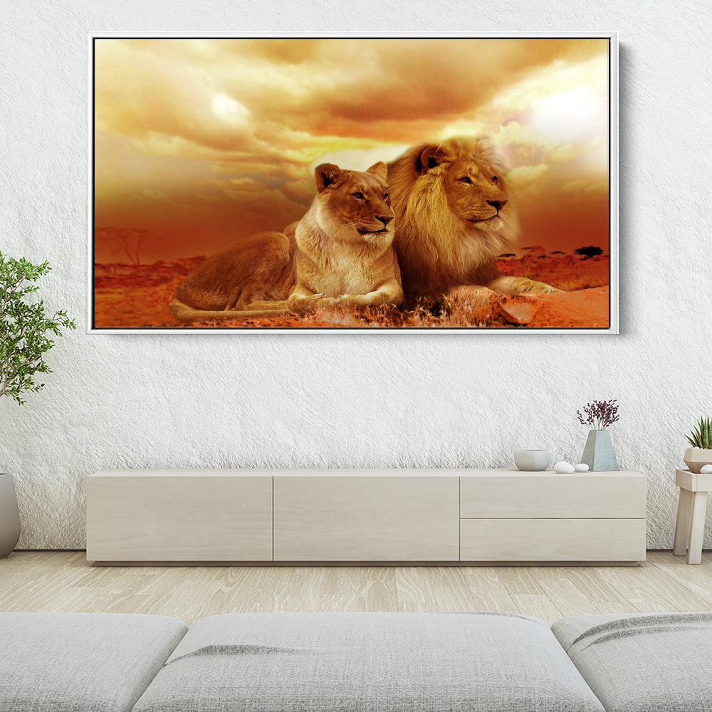 Beautiful Lion Couple