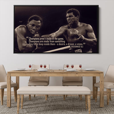Muhammad Ali Champions Quote