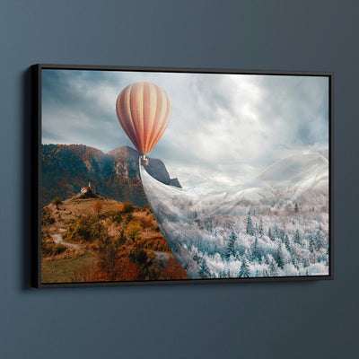 Winters Hot Air Balloon