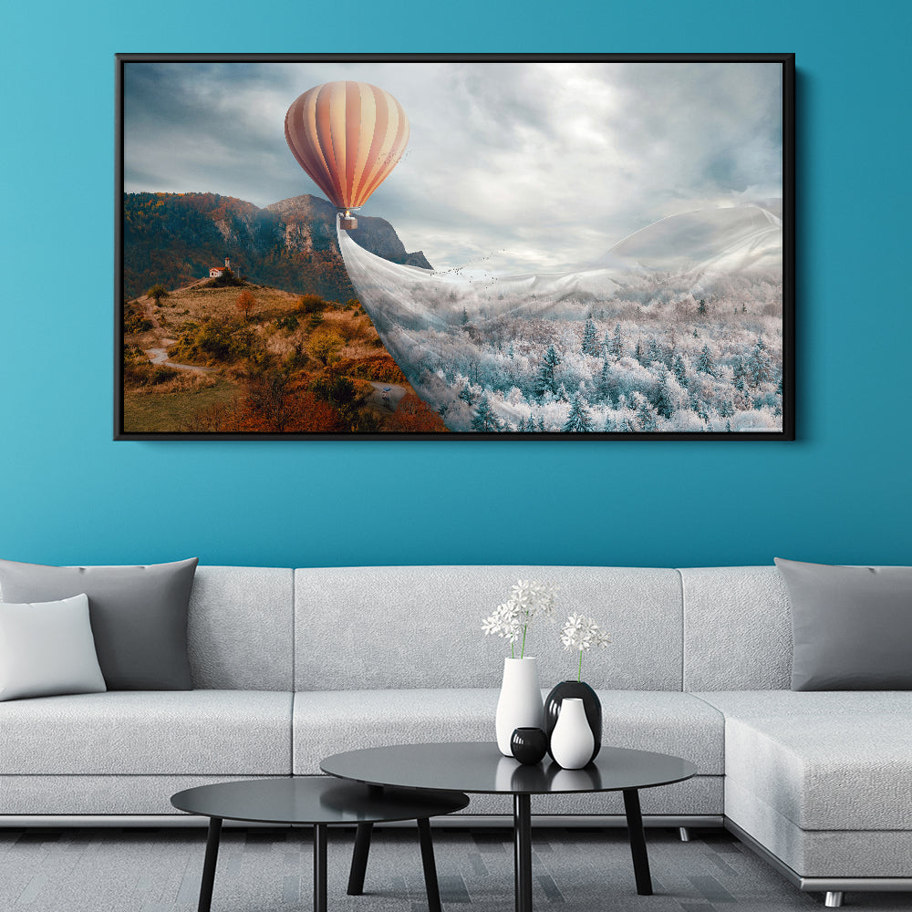 Winters Hot Air Balloon