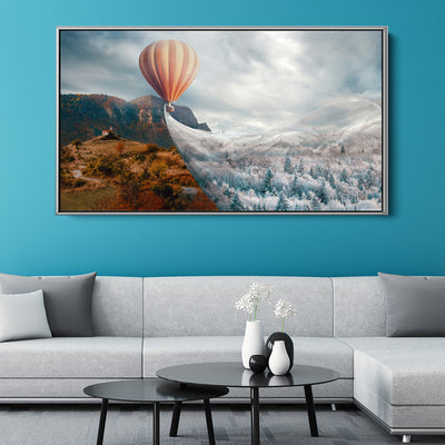 Winters Hot Air Balloon