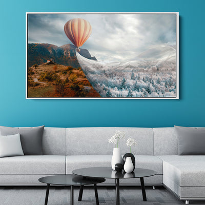 Winters Hot Air Balloon