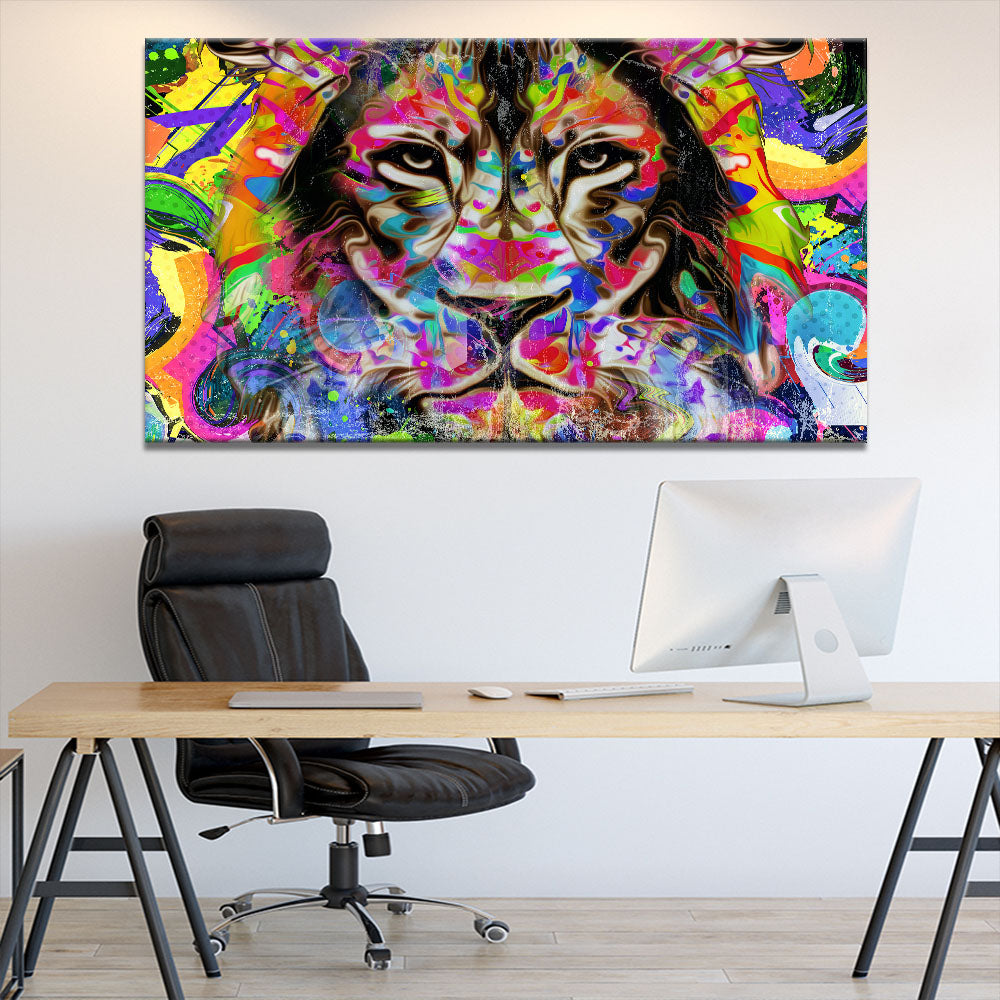 Abstract Lion