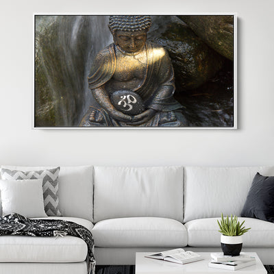 Waterfall Meditating Buddha